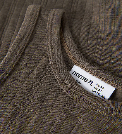 Name It Undershirt - Wool - NmmWang - Morel