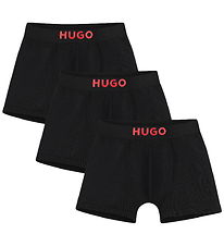 HUGO Boxershorts - 3-pak - Sort