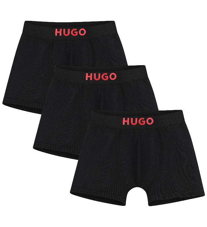 HUGO Boxershorts - 3-pak - Sort