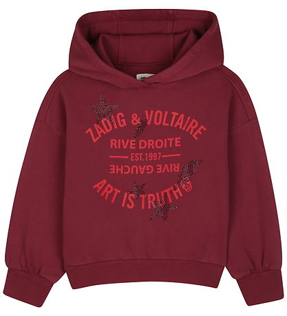 Zadig & Voltaire Hættetrøje - Crimson
