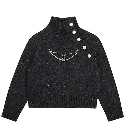 Zadig & Voltaire Bluse - Strik - Heather Grey