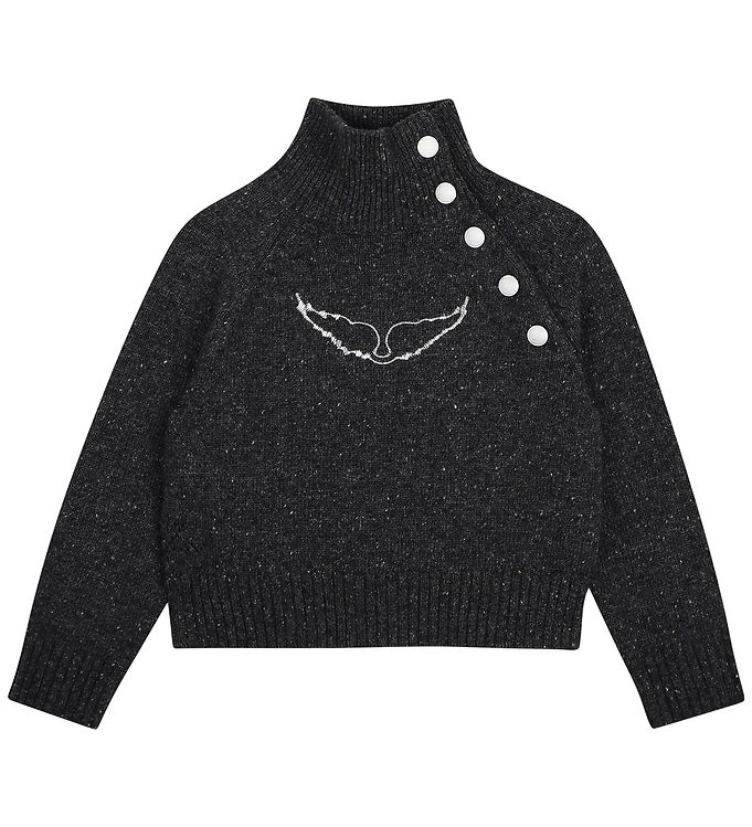 Zadig & Voltaire Bluse - Strik - Heather Grey