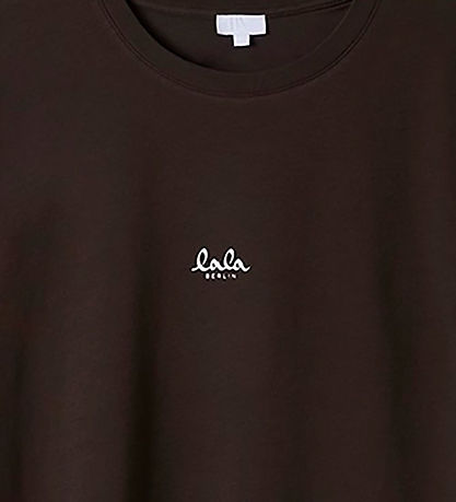 Lala Berlin T-shirt - Brun/Hvid m. Logo