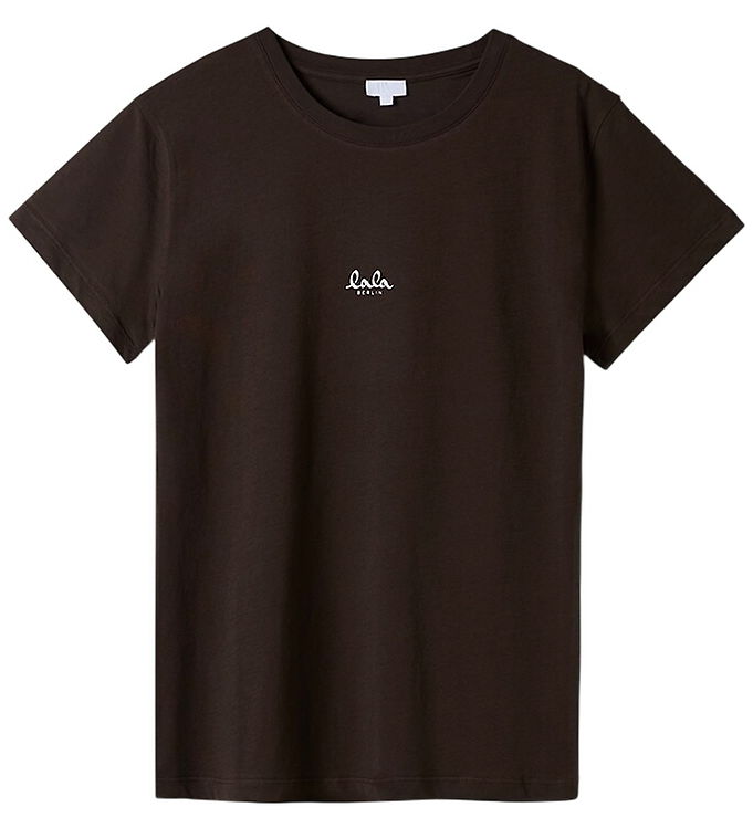 Lala Berlin T-shirt - Brun/Hvid m. Logo