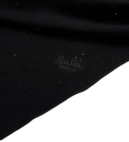 Lala Berlin Tørklæde - Triangle 4 - Cashmere - Black Sequin