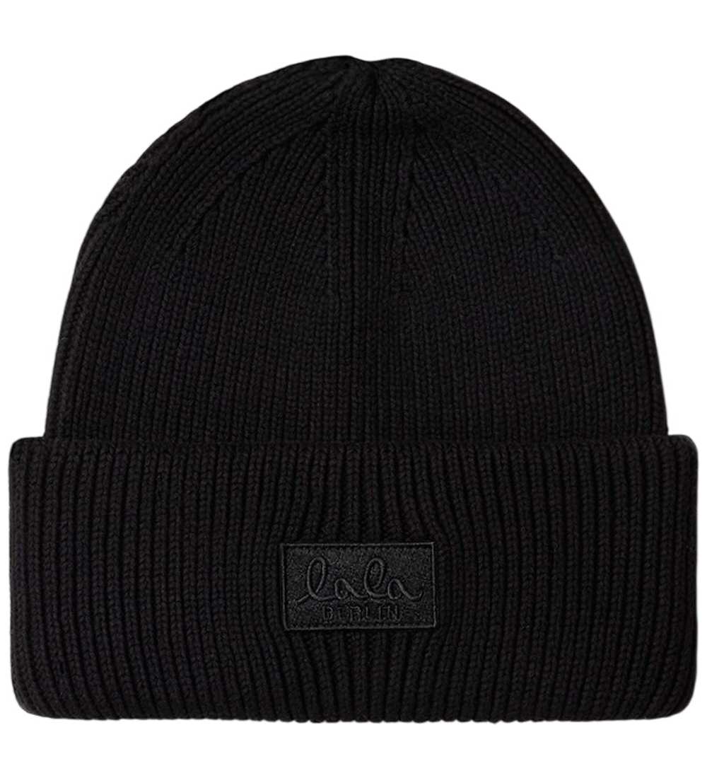 Lala Berlin Bonnet - Tricot - Laine - Noir - Lala Berlin - UneTaille - Bonnet 70 €