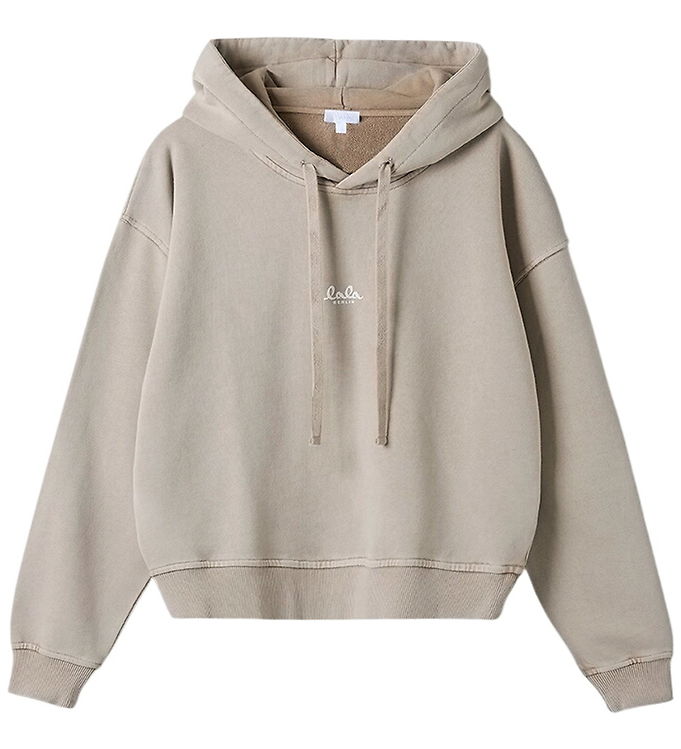 Lala Berlin Hættetrøje - Washed Beige