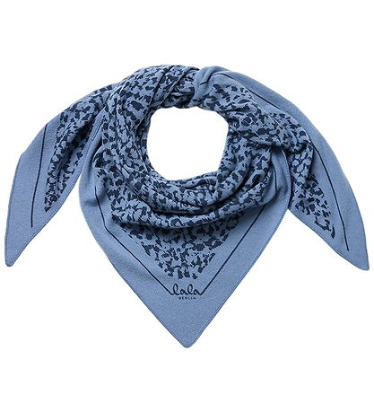 Lala Berlin Tørklæde - Cashmere - Triangle Swoosh M - Niagara