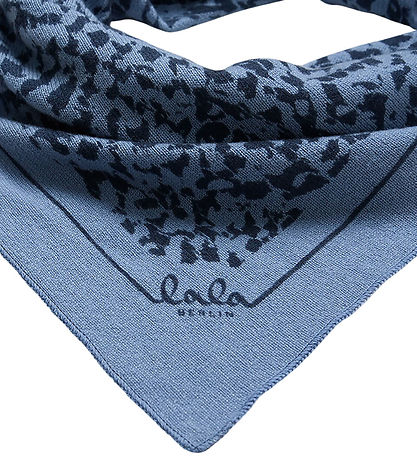 Lala Berlin Tørklæde - Cashmere - Triangle Swoosh M - Niagara
