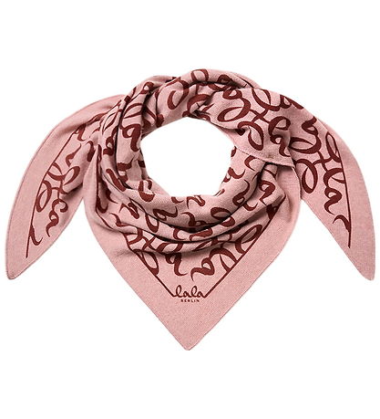 Lala Berlin Tørklæde - Cashmere - Triangle Lalagram M - Carneo