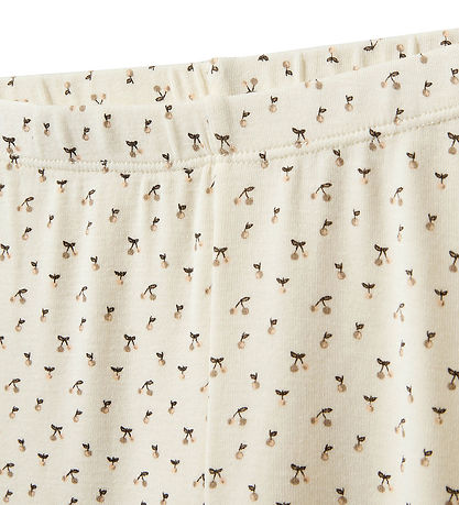 Sofie Schnoor Leggings - Modal - NalineKB - Off White AOP Cherry