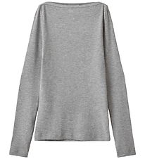 Sofie Schnoor Bluse - Rib - Viskose - GabrielleSY - Grey Melange