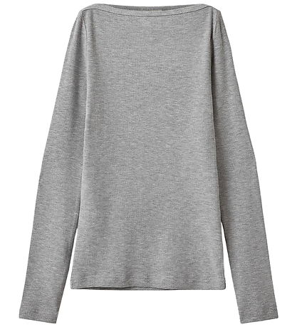 Sofie Schnoor Bluse - Rib - Viskose - GabrielleSY - Grey Melange