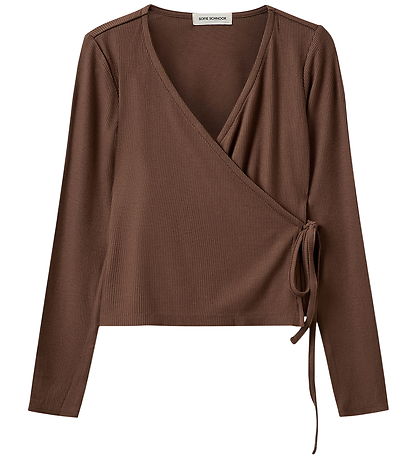 Sofie Schnoor Cardigan - Rib - Viskose - JoodySY - Brun