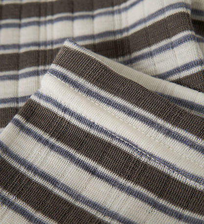 Name It Bukser - NbmWang - Snow White/Morel/Folkstone Gray