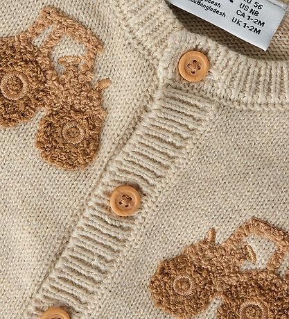 Name It Cardigan - Strik - NbmLondon - Peyote Melange/SESAME TRA