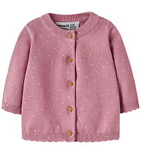 Name It Cardigan - Knitted - NbfLadot - Lilac/Lotus