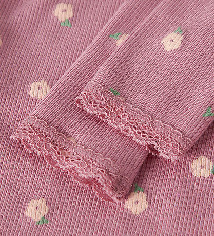 Name It Leggings - Rib - NbfLaurel - Lilas