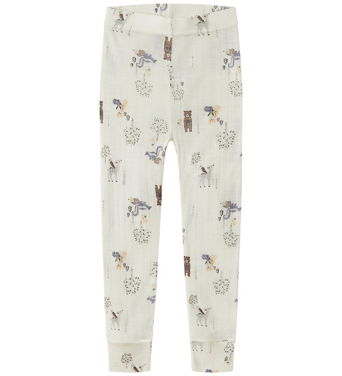 Name It Leggings - Uld - NmmWang - Snow White/FOREST ANIMALS