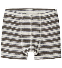 Name It Boxershorts - Uld - NmmWang - Snow White/MOREL/FOLKSTONE