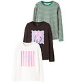Name It Bluse - NkfNiana - 3-pak - Antique White/Antique White+C