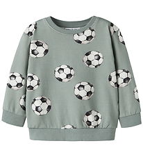 Name It Sweatshirt - NmmLouie - Green Milieu