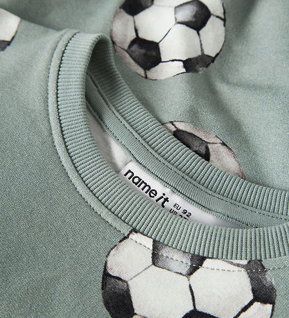 Name It Sweatshirt - NmmLouie - Green Milieu
