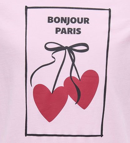 Kids Only T-shirt -KogLila - Pink Lady/bonjour