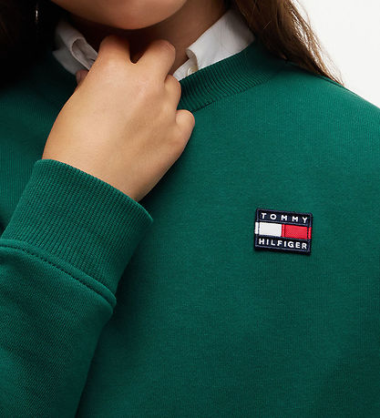 Tommy Hilfiger Sweatshirt - Flag Heritage - Rural Green