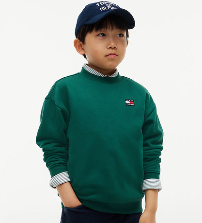 Tommy Hilfiger Sweatshirt - Flag Heritage - Rural Green