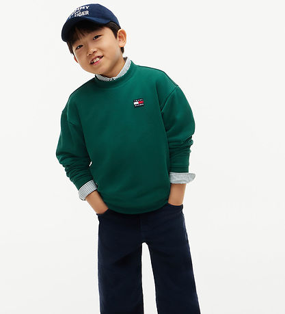 Tommy Hilfiger Sweatshirt - Flag Heritage - Rural Green
