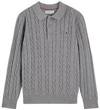 Tommy Hilfiger Bluse - Strik - Grey Heather