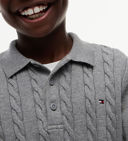 Tommy Hilfiger Bluse - Strik - Grey Heather