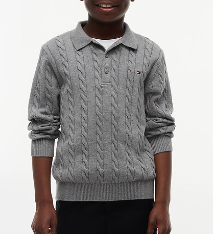 Tommy Hilfiger Bluse - Strik - Grey Heather