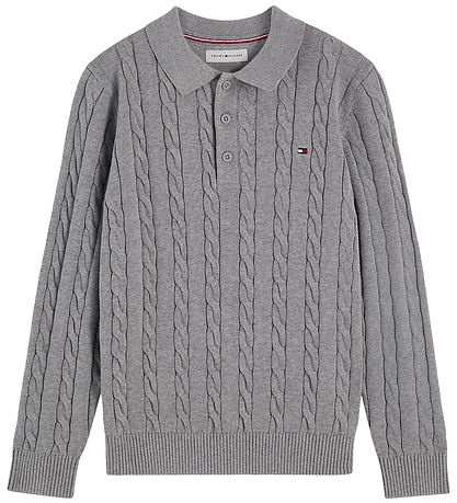 Tommy Hilfiger Bluse - Strik - Grey Heather