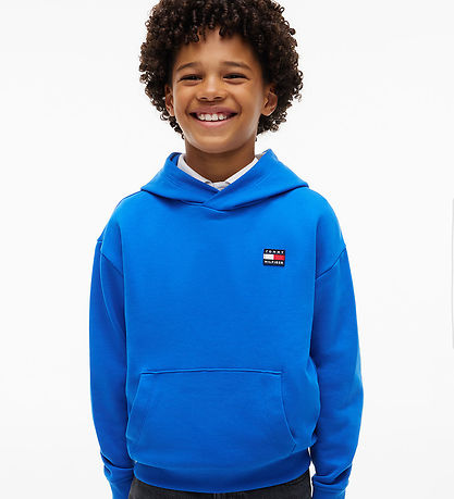 Tommy Hilfiger Hættetrøje - Flag Heritage - Vibrant Blue