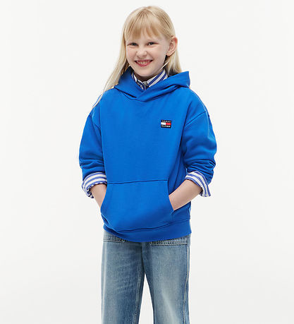 Tommy Hilfiger Hættetrøje - Flag Heritage - Vibrant Blue