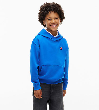 Tommy Hilfiger Hættetrøje - Flag Heritage - Vibrant Blue