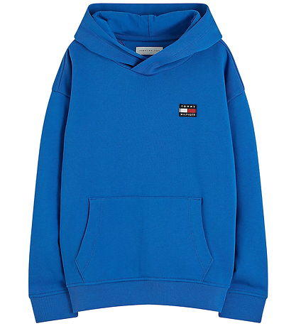 Tommy Hilfiger Hættetrøje - Flag Heritage - Vibrant Blue