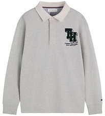 Tommy Hilfiger Polobluse - Light Grey Heather