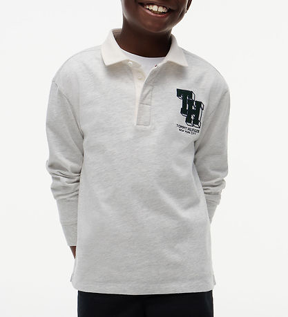 Tommy Hilfiger Polobluse - Light Grey Heather