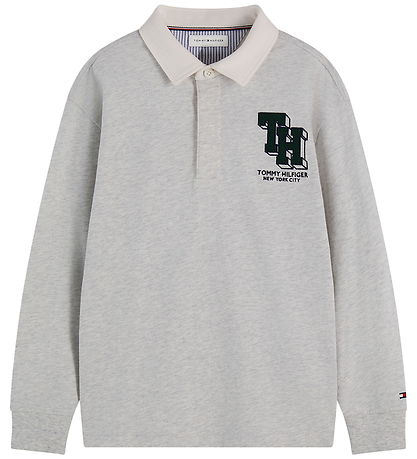 Tommy Hilfiger Polobluse - Light Grey Heather