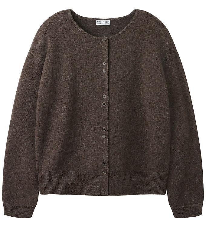 Name It Bluse - Strik - NkfLemina - Chocolate Brown