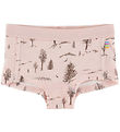 Joha Hipster - Wool/Viscose - Pink w. Trees