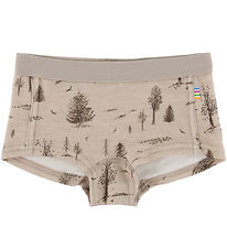 Joha Hipster - Uld/Viskose - Beige m. Træer