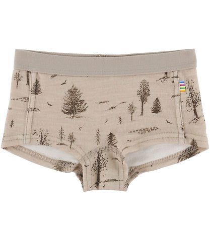 Joha Hipster - Uld/Viskose - Beige m. Træer
