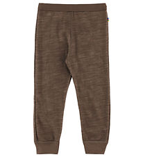 Joha Leggings - Uld - Mørkebrun