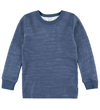 Joha Blouse - Laine - Bleu Foncé