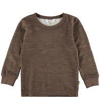 Joha Blouse - Laine - Marron Foncé