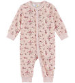 Joha Jumpsuit - Wool - Pink w. Flowers